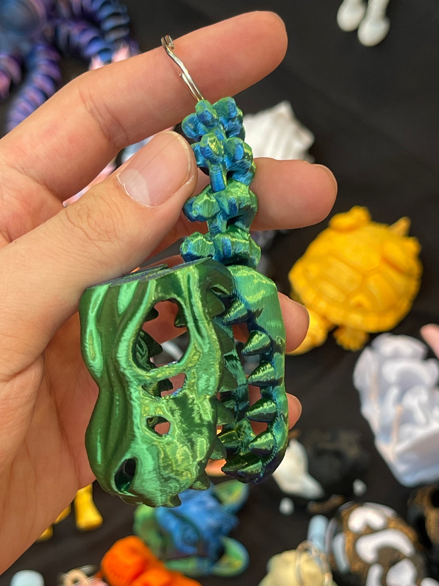 T rex keychain