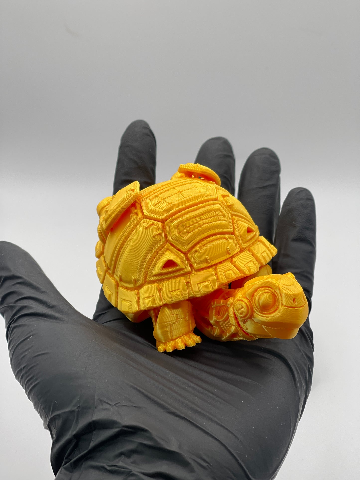 Flexible turtle 3d printed toy
