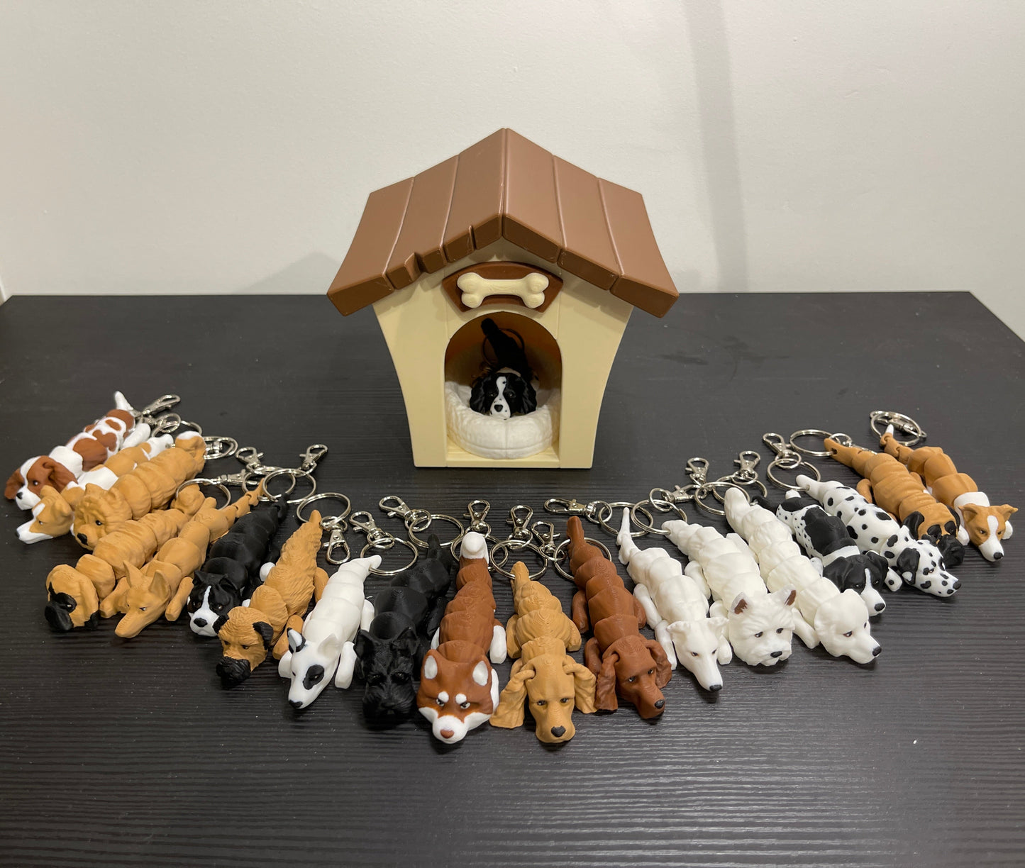 Cute Dog Keychain – 3D Printed Puppy Charm