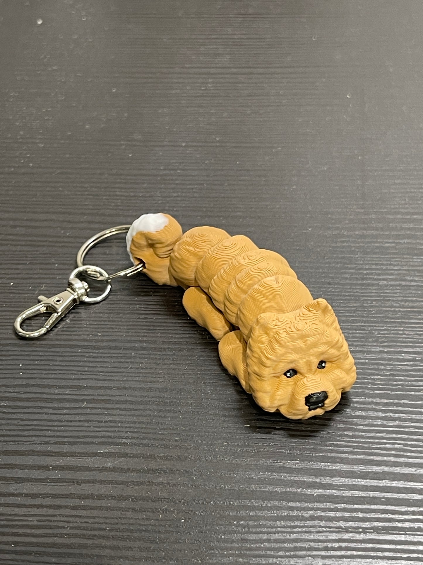 Cute Dog Keychain – 3D Printed Puppy Charm