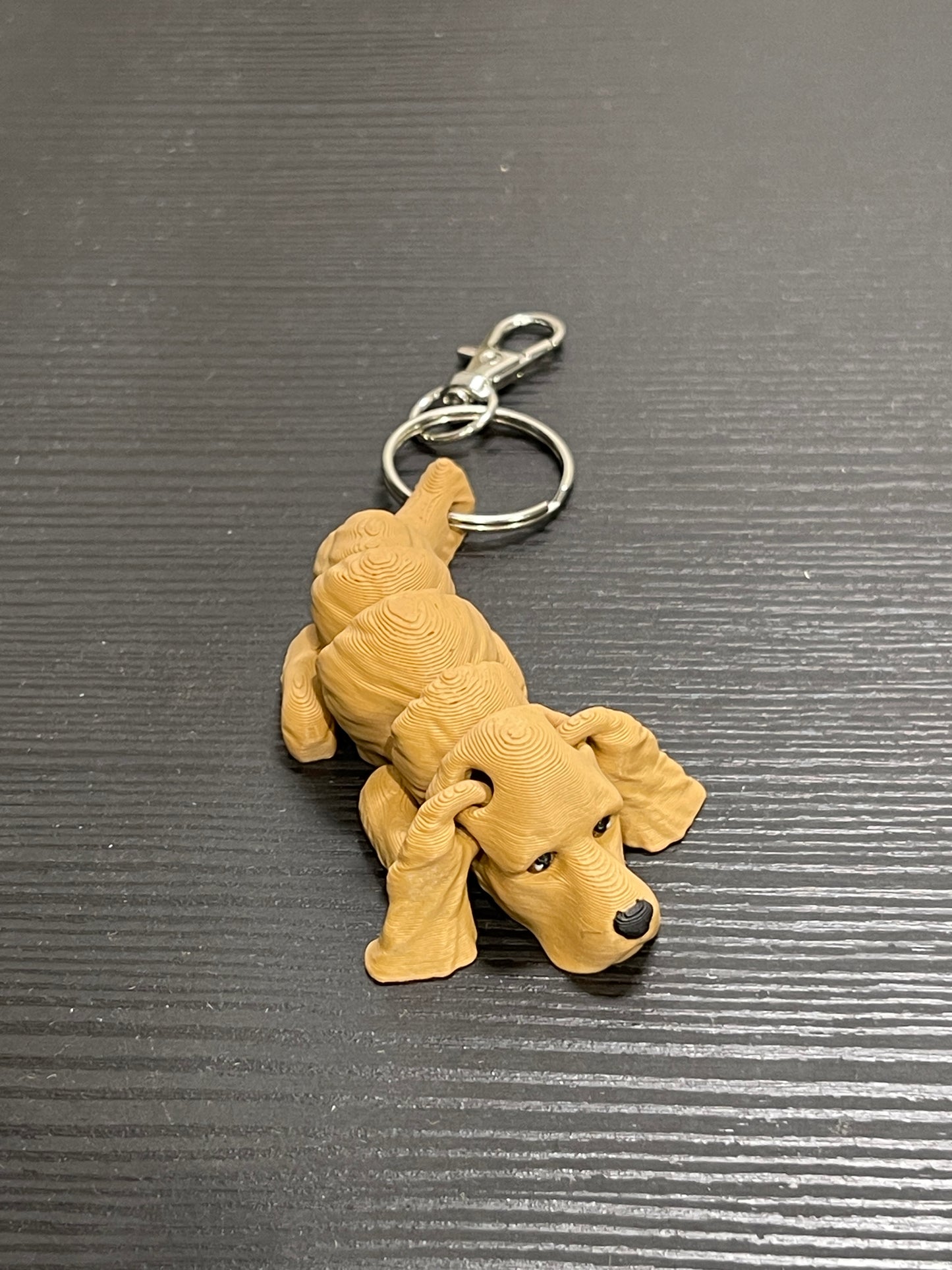 Cute Dog Keychain – 3D Printed Puppy Charm