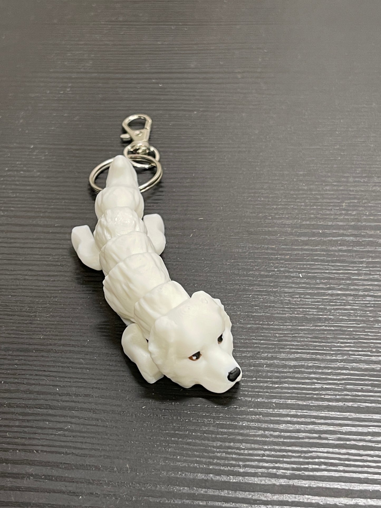 Cute Dog Keychain – 3D Printed Puppy Charm