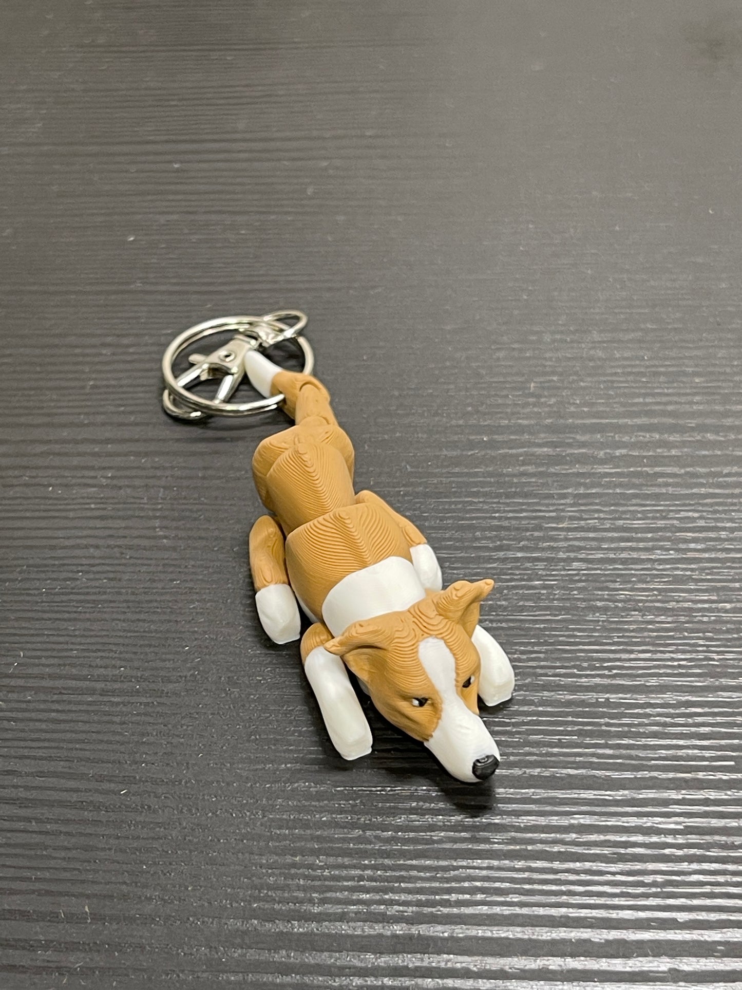 Cute Dog Keychain – 3D Printed Puppy Charm
