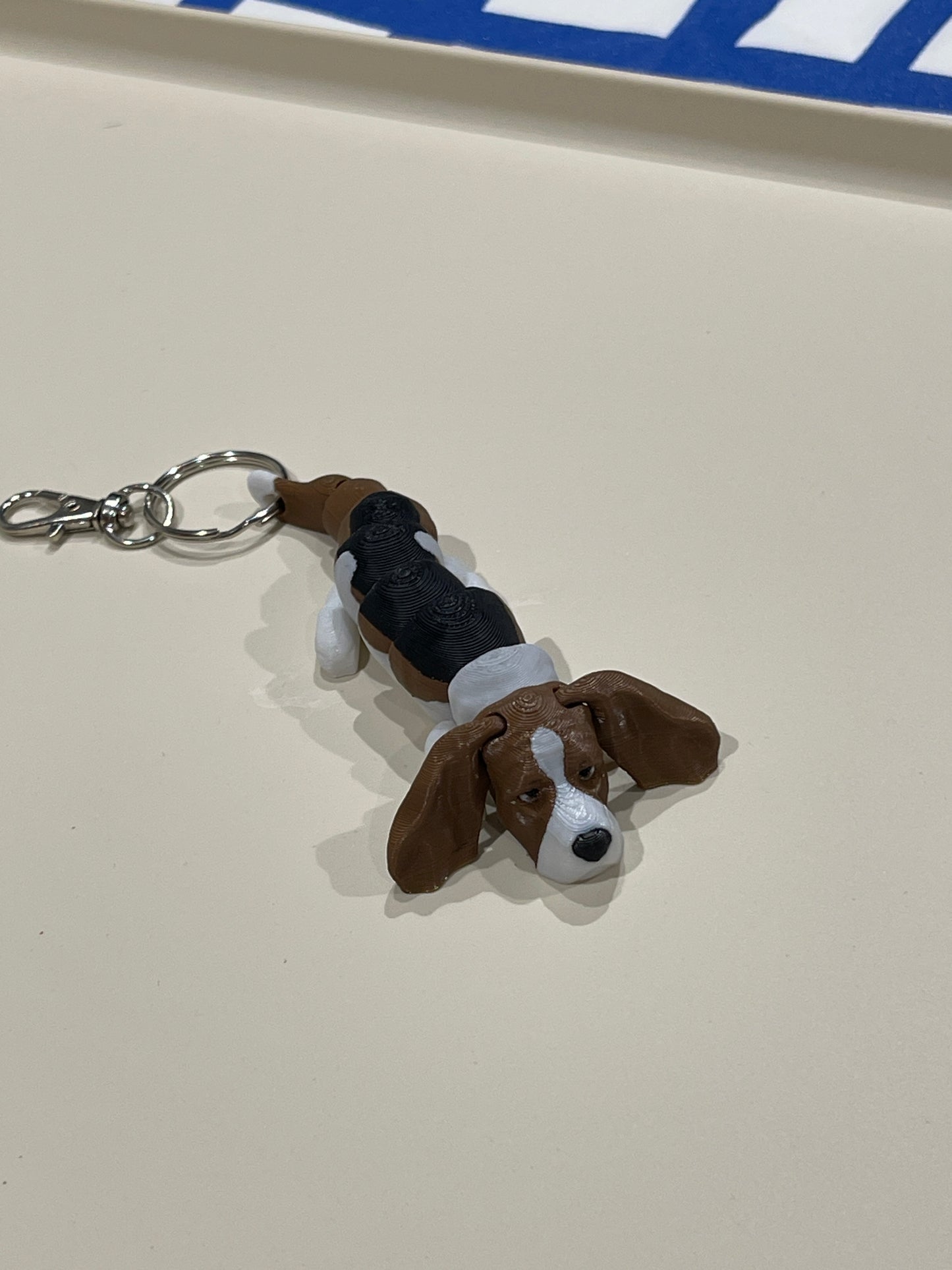 Cute Dog Keychain – 3D Printed Puppy Charm