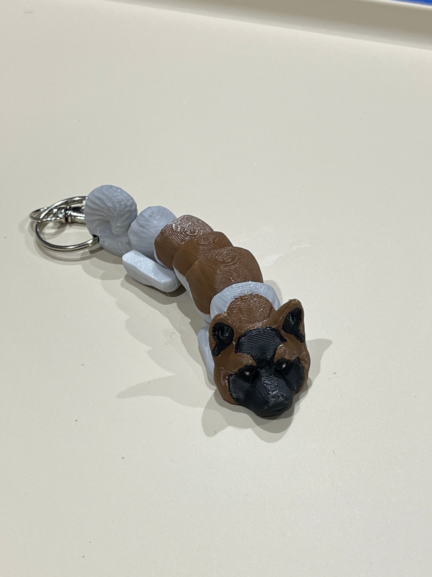 Cute Dog Keychain – 3D Printed Puppy Charm
