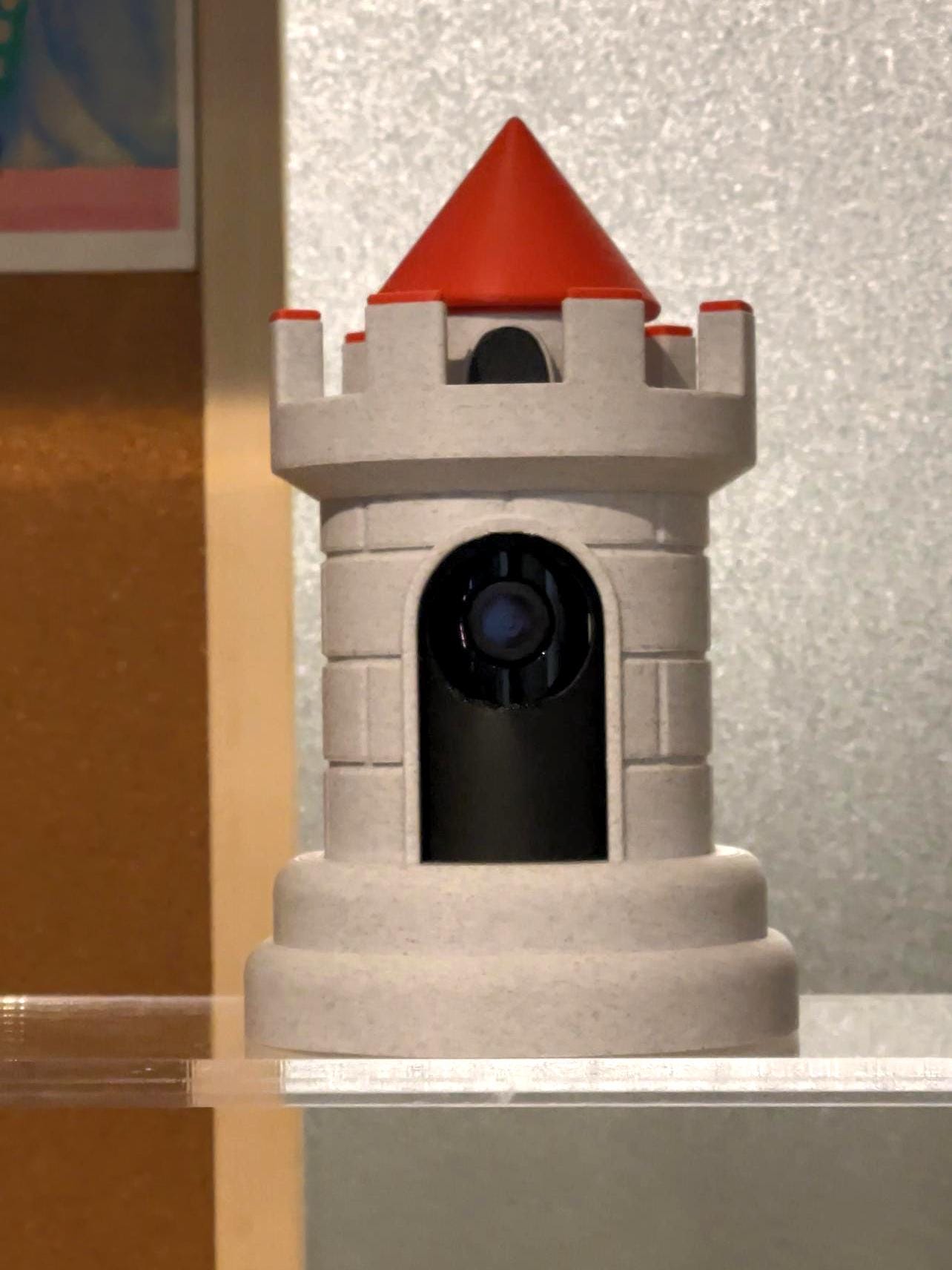 Castle Camera Cover - 3D Printed Privacy Decor for Ring 2nd Gen